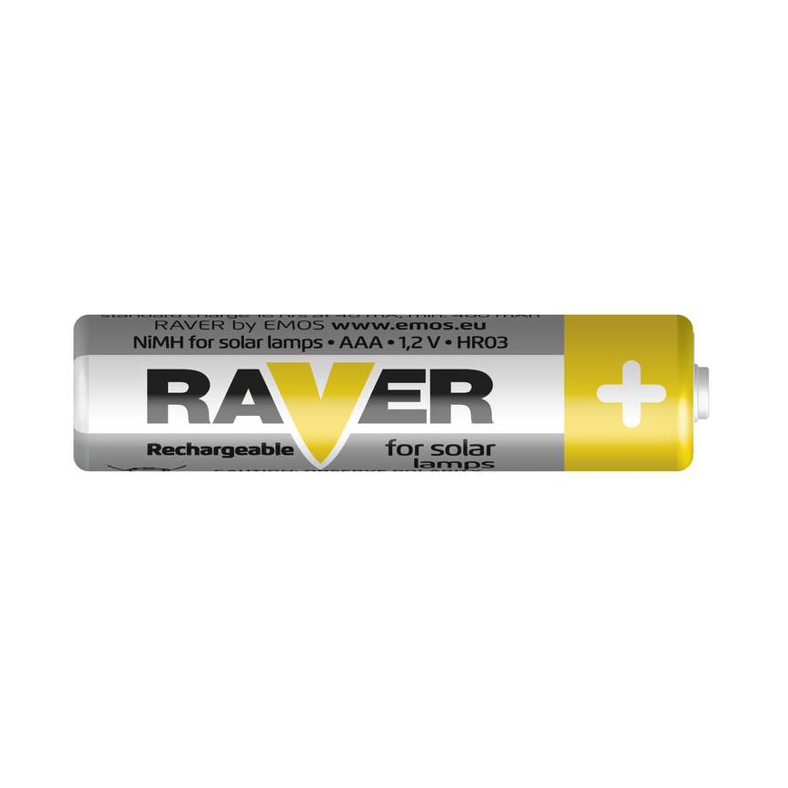 2 pçs Pilha recarregável AAA RAVER NiMH/1,2V/400 mAh