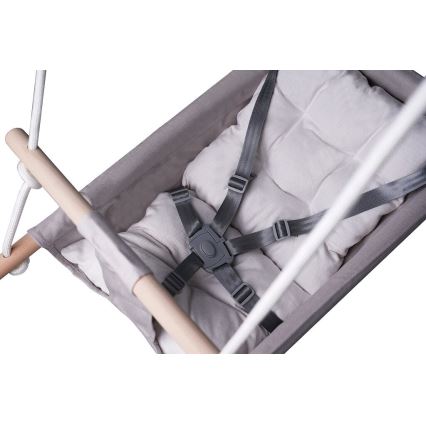 2Kids Toys - Baloiço têxtil infantil para as crianças cinzento