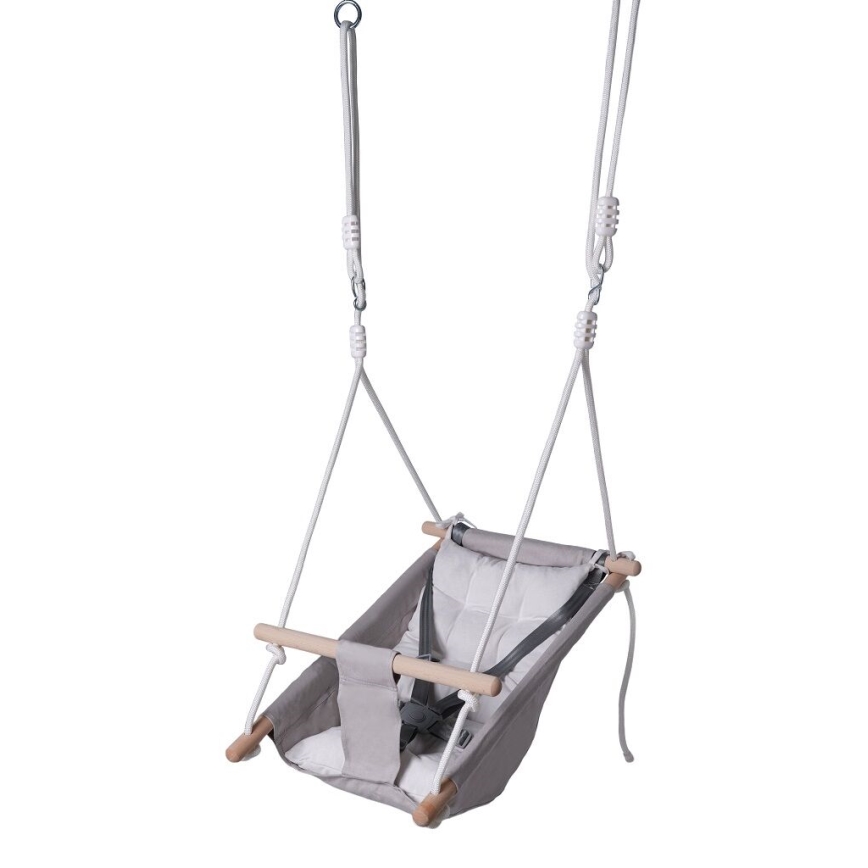 2Kids Toys - Baloiço têxtil infantil para as crianças cinzento