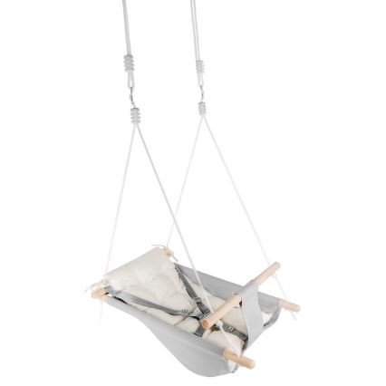 2Kids Toys - Baloiço têxtil infantil para as crianças cinzento