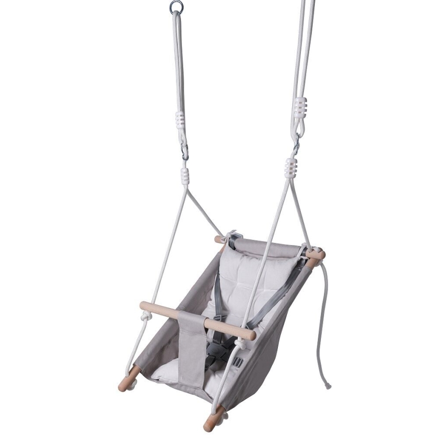 2Kids Toys - Baloiço têxtil infantil para as crianças cinzento