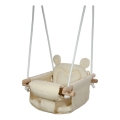 2Kids Toys - Baloiço têxtil para crianças creme/faia