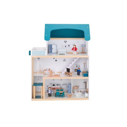 2Kids Toys - Casa de bonecas de madeira Barbora