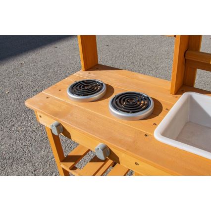 2Kids Toys - Cozinha de jardim em madeira com cuba