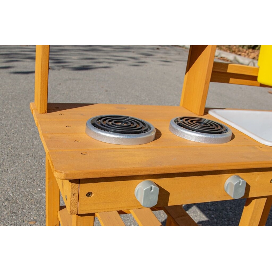 2Kids Toys - Cozinha de jardim em madeira com cuba