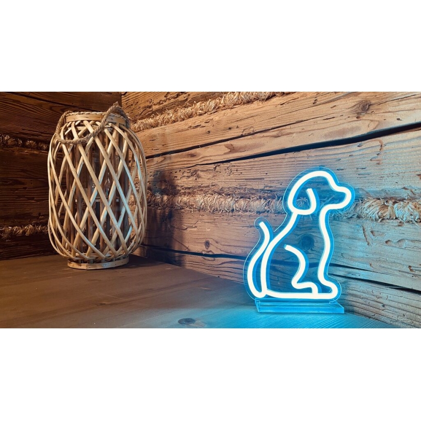 2Kids Toys - Decoração de mesa em néon LED/5W/USB cão