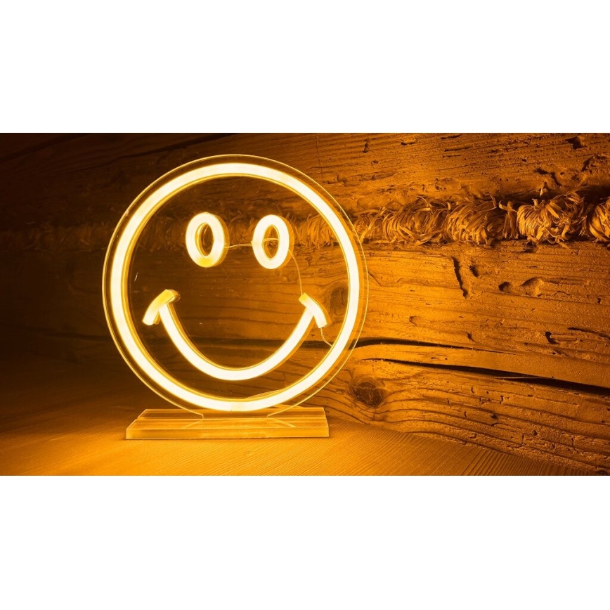 2Kids Toys - Decoração de mesa LED Neon LED/5W/USB sorriso