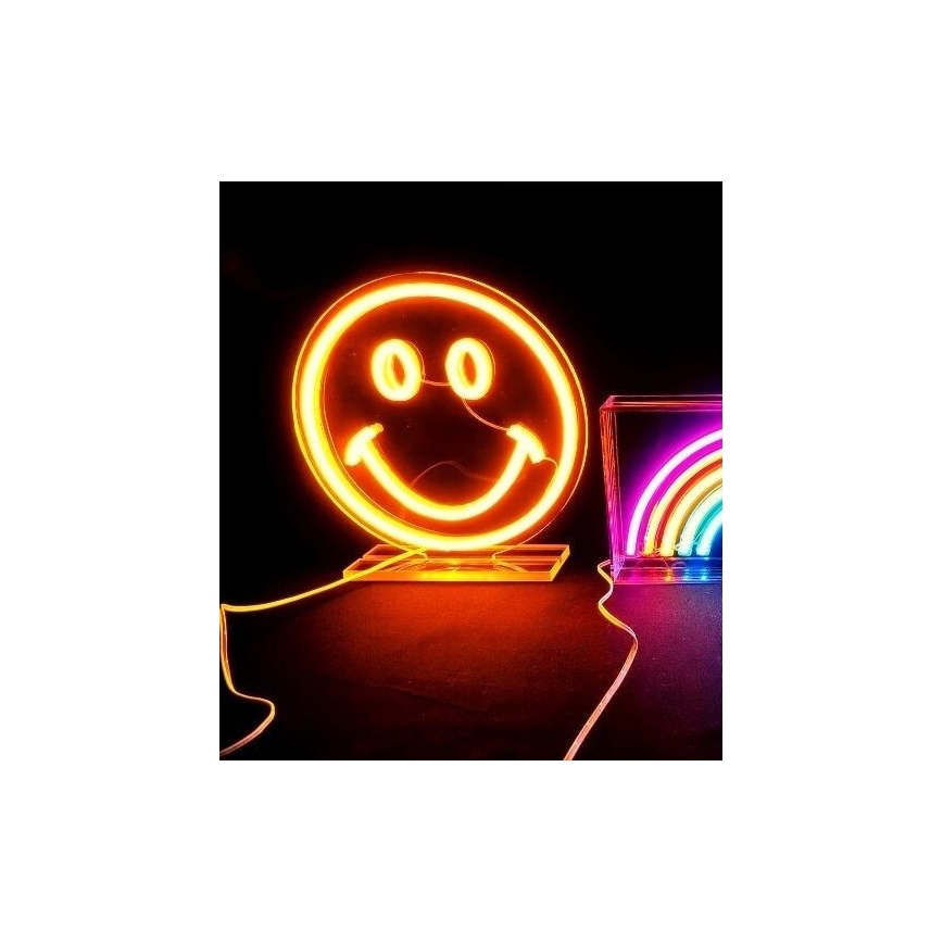2Kids Toys - Decoração de mesa LED Neon LED/5W/USB sorriso
