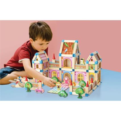 2Kids Toys - Kit de construção em madeira: Castelo