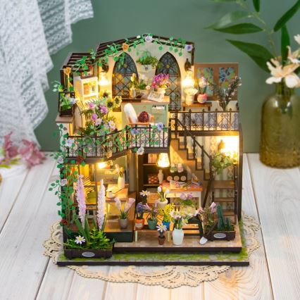 2Kids Toys - Miniatura da casinha Darcyin casa das flores 2xAAA