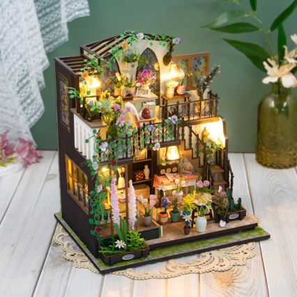 2Kids Toys - Miniatura da casinha Darcyin casa das flores 2xAAA
