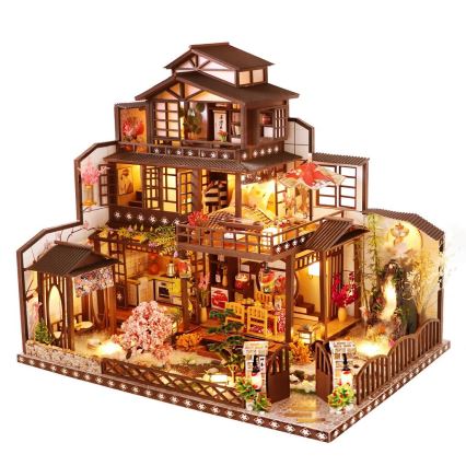 2Kids Toys - Miniatura da Casa Vila de Cerejeira Luxuosa 2xAAA