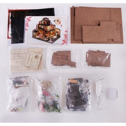 2Kids Toys - Miniatura da Casa Vila de Cerejeira Luxuosa 2xAAA