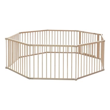 2Kids Toys - Parque infantil de madeira XXL 210x210 cm bege