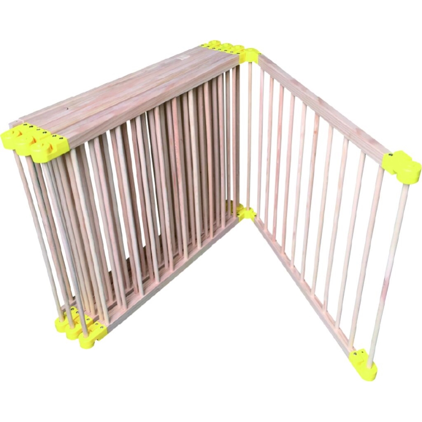 2Kids Toys - Parque infantil de madeira XXL 210x210 cm bege