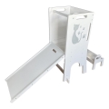 2Kids Toys - Torre de aprendizagem Gato com escorrega e quadro negro