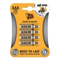 4 pçs Pilha alcalina AAA 1,5V