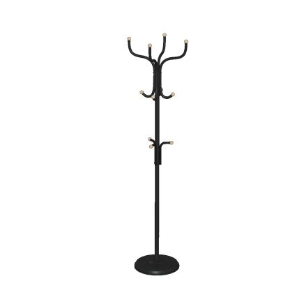 5five - Cabide de pé RAFU 178x43 cm preto