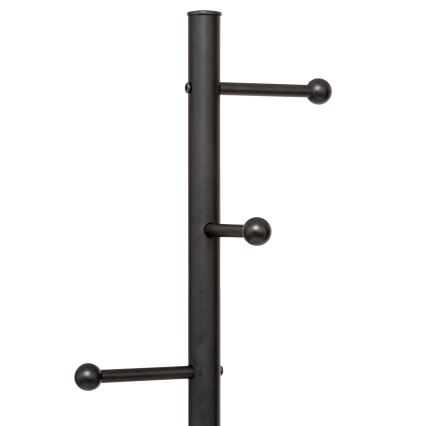 5five - Cabide de pé TIGE 173x37 cm preto