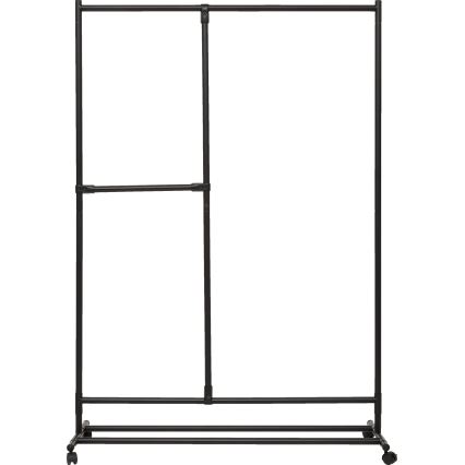 5five - Cabideiro de pé KENY 173x117 cm preto