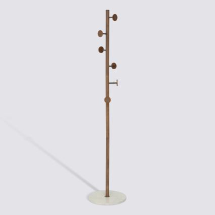 5five - Cabideiro de pé PERY 175x36,5 cm castanho/branco