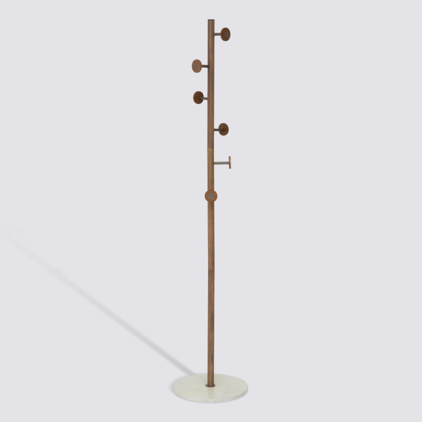 5five - Cabideiro de pé PERY 175x36,5 cm castanho/branco