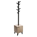 5five - Cabideiro de pé RAME 169x35 cm preto/castanho