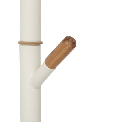 5five - Cabideiro de pé TALO 175,5x40 cm branco/castanho