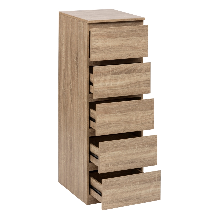 5five - Cômoda HEIM 40x118x48 cm castanha