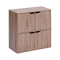 5five - Cómoda TIDY 68x68x32 cm castanha