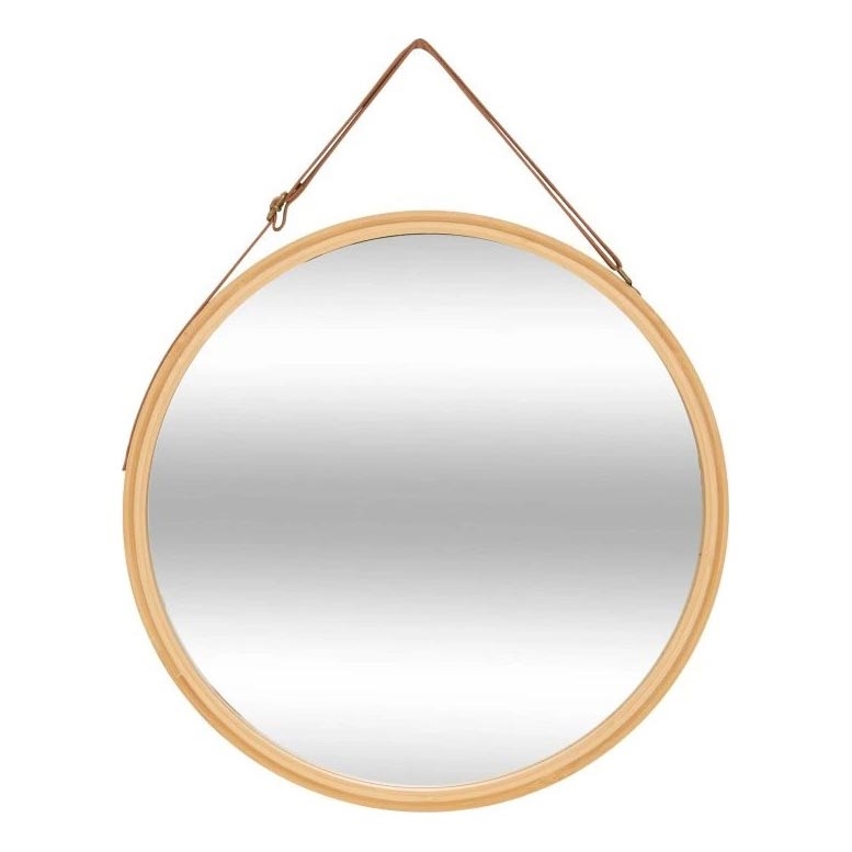 5five - Espelho de parede LOBEE diâmetro 38 cm bambu