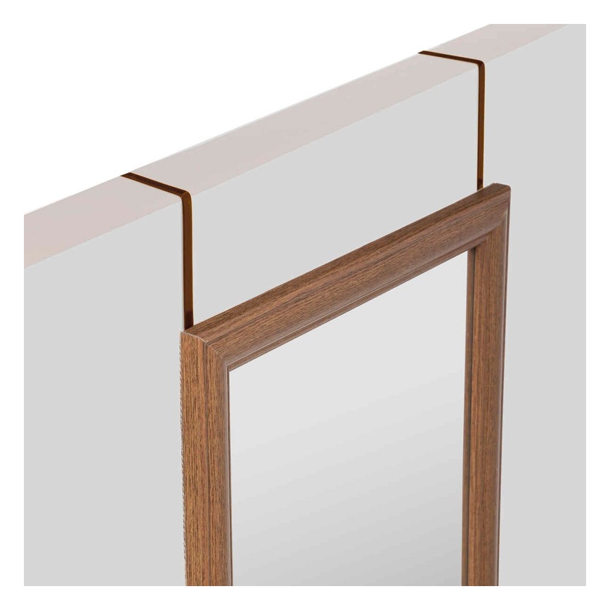 5five - Espelho de porta pendurado MATCHING 125x35 cm castanho