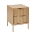 5five - Mesa de Cabeceira ARCUS 40x40 cm castanha