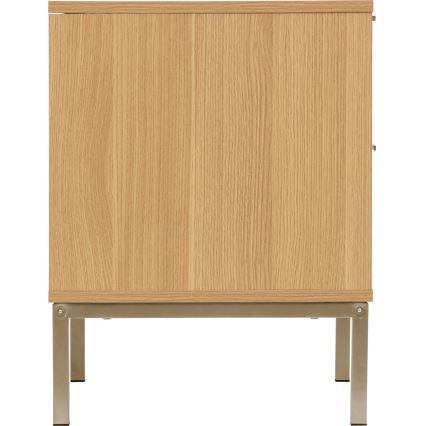 5five - Mesa de Cabeceira ARCUS 40x40 cm castanha