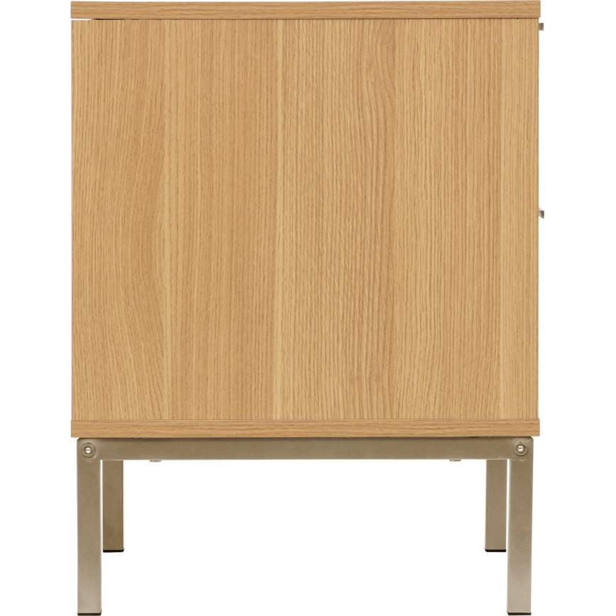 5five - Mesa de Cabeceira ARCUS 40x40 cm castanha