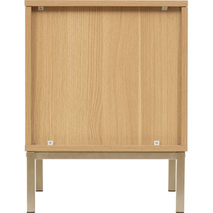 5five - Mesa de Cabeceira ARCUS 40x40 cm castanha