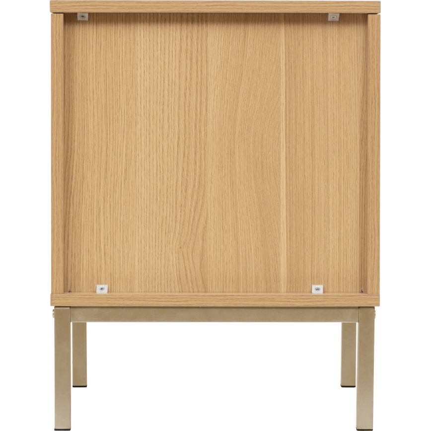 5five - Mesa de Cabeceira ARCUS 40x40 cm castanha