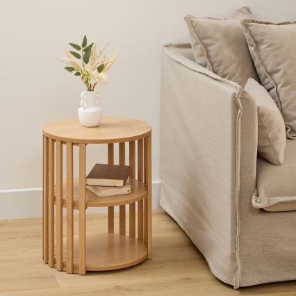 5five - Mesa de cabeceira GARDE 40x40 cm bege