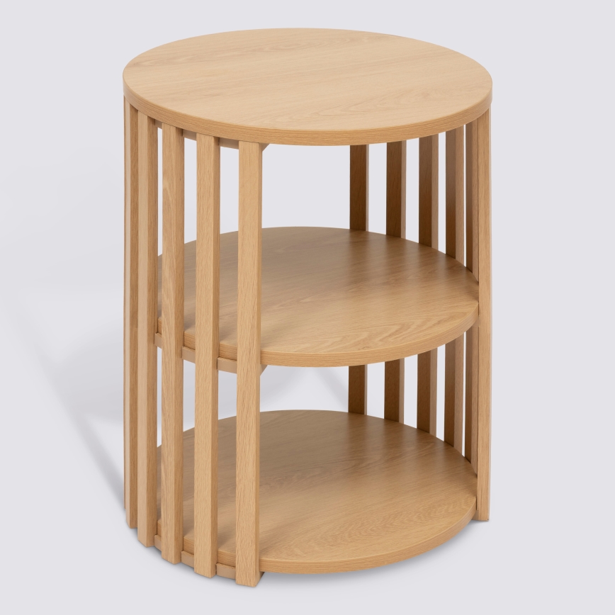 5five - Mesa de cabeceira GARDE 40x40 cm bege