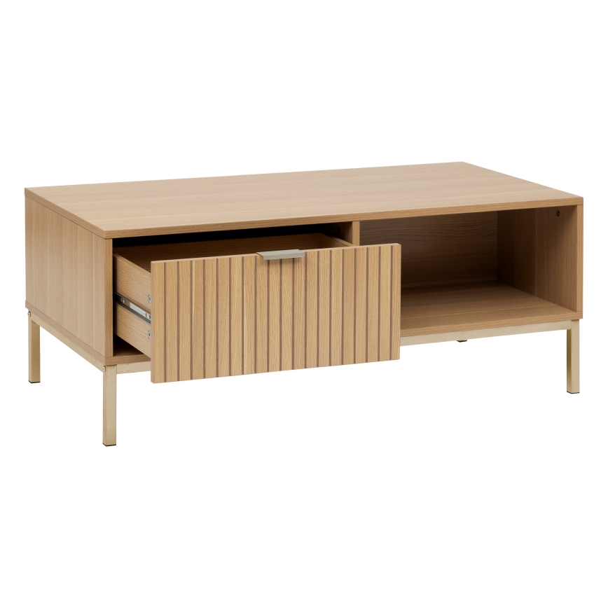 5five - Mesa de centro ESEN 100x40 cm castanha
