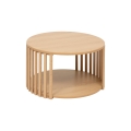 5five - Mesa de centro VINKY diâmetro 60 cm castanha