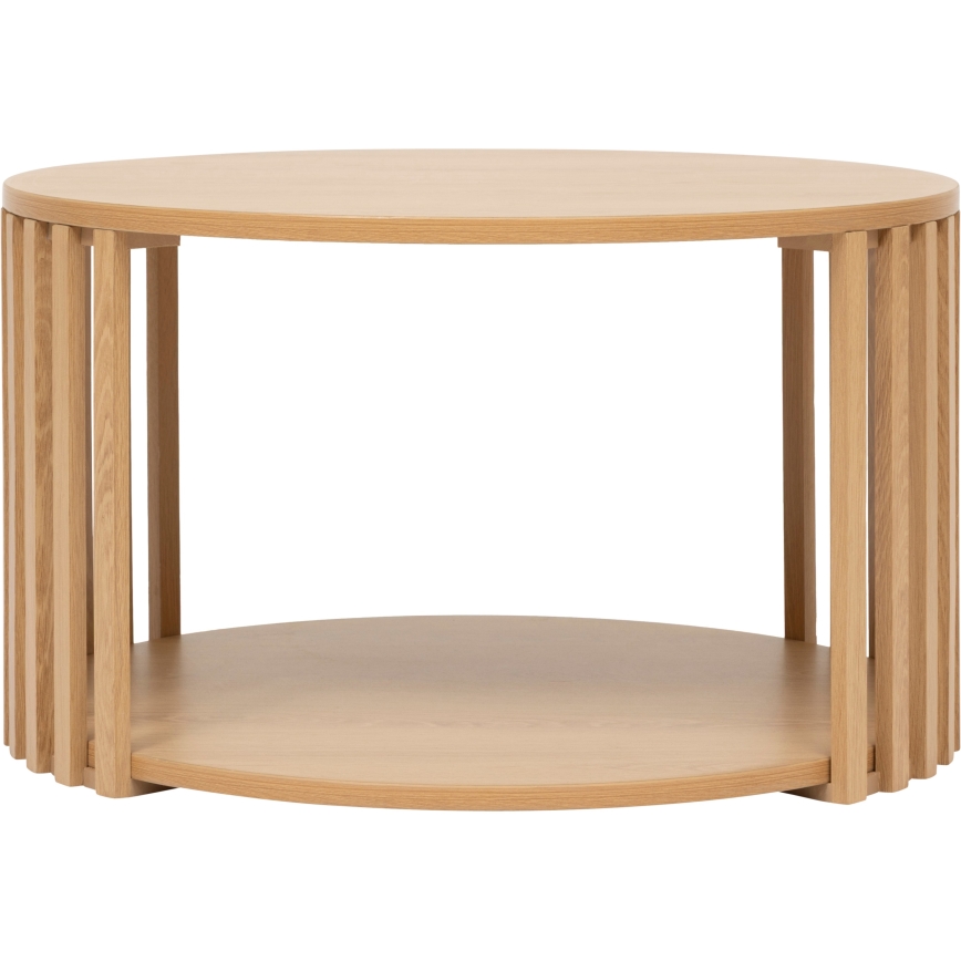 5five - Mesa de centro VINKY diâmetro 60 cm castanha