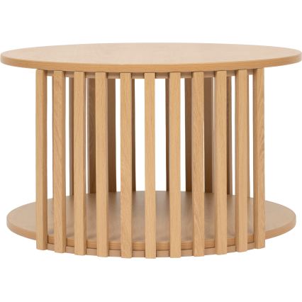 5five - Mesa de centro VINKY diâmetro 60 cm castanha