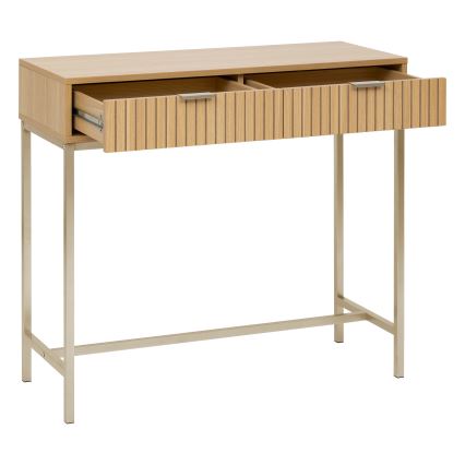 5five - Mesa de consola OPUS 90x35 cm castanha