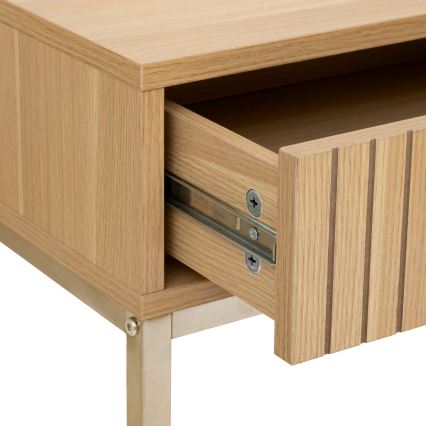 5five - Mesa de consola OPUS 90x35 cm castanha