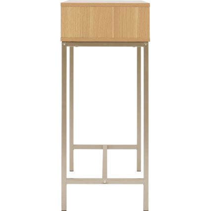 5five - Mesa de consola OPUS 90x35 cm castanha