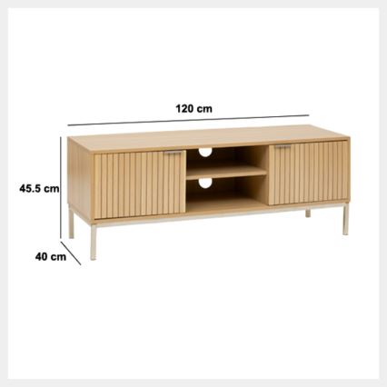 5five - Móvel para TV KUBI 120 x 40 cm, castanho