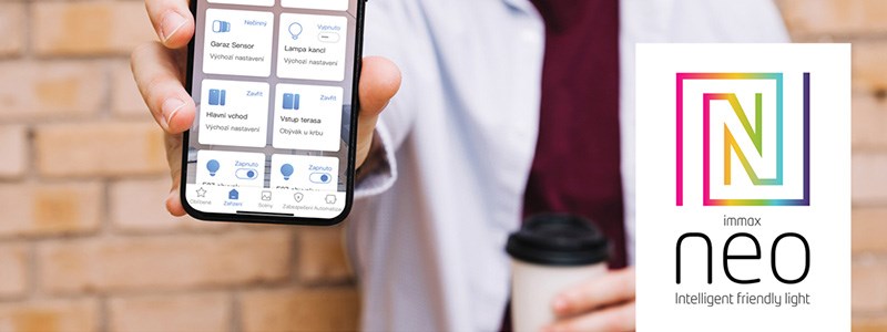Controlar a iluminação de forma inteligente com Immax Neo