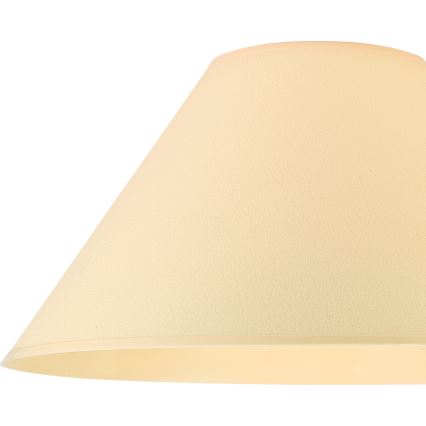 Abajur de substituição para lâmpada de mesa E14 21x11 cm amarelo