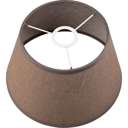 Cúpula de substituição para candeeiro de teto e aplique ANTONIO E14 120x200 mm castanha